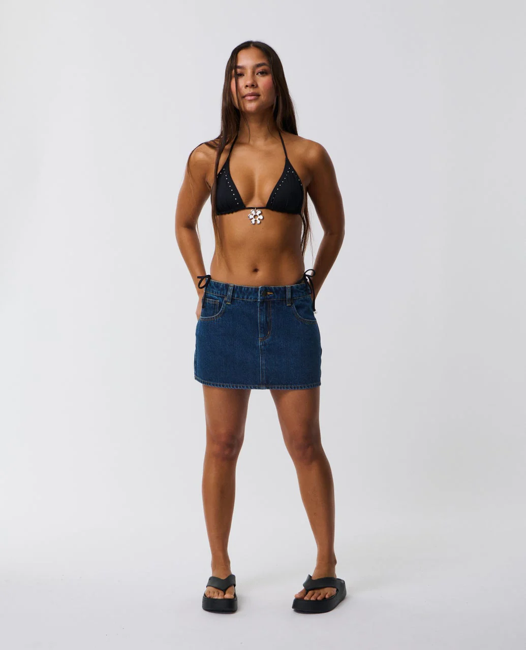 Archive Denim Mini Skirt - Image 3