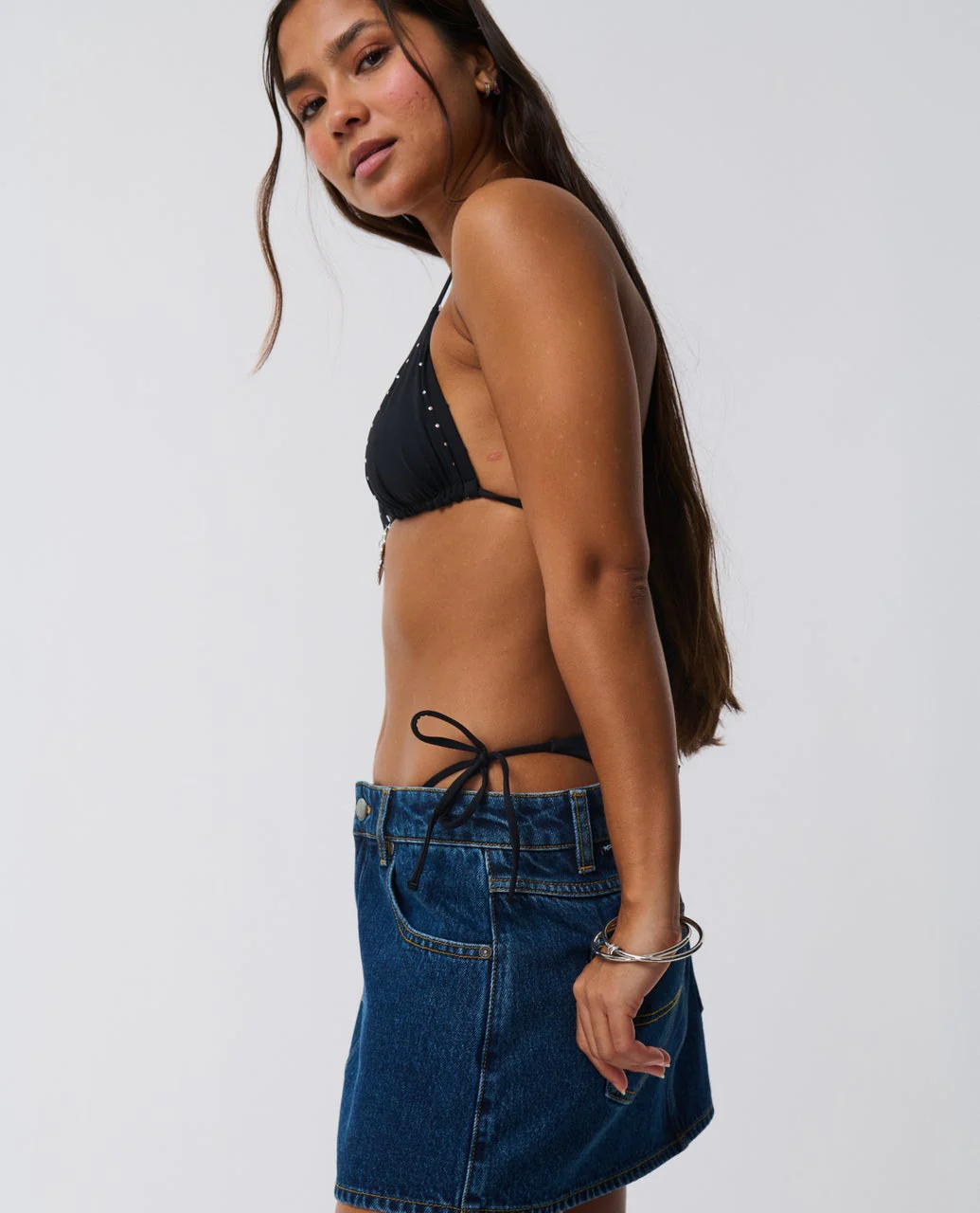 Archive Denim Mini Skirt - Image 6