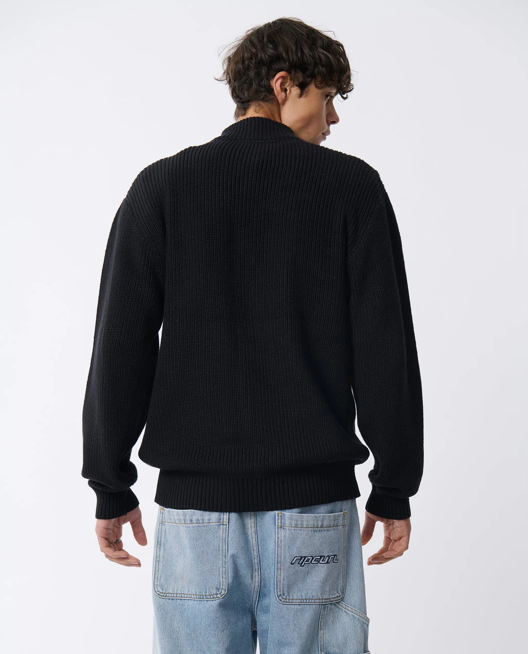 Archive Zip Through Knit Crew - Image 3
