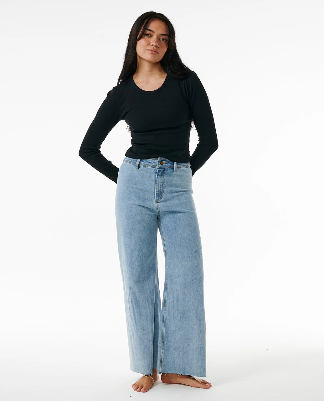 Classic Ribbed Long Sleeve Tee - Image 4