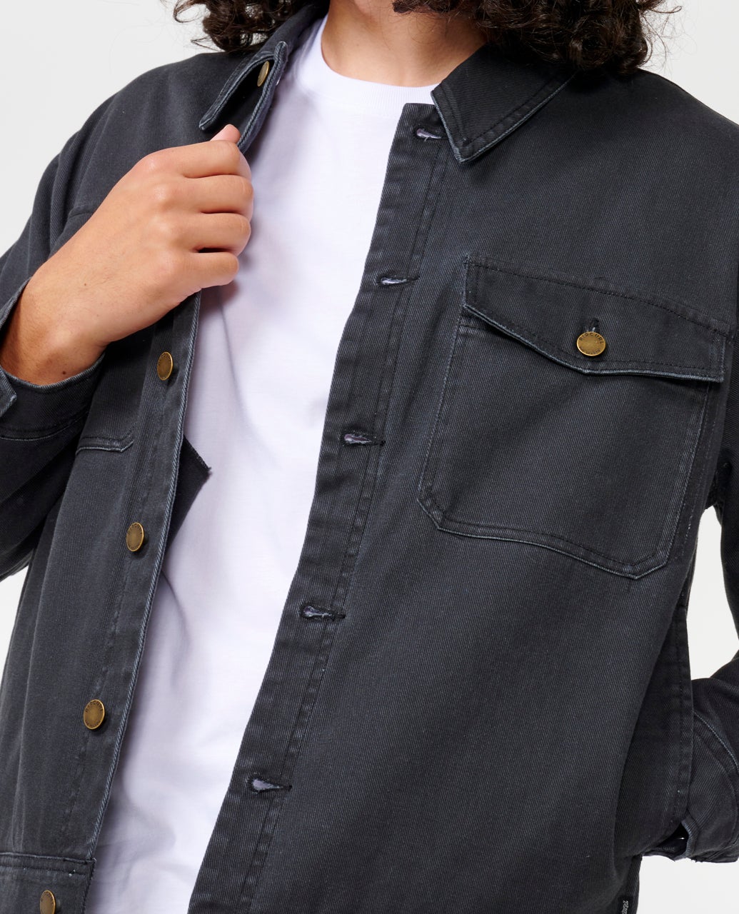 Classic Surf Denim Trucker Jacket - Image 5