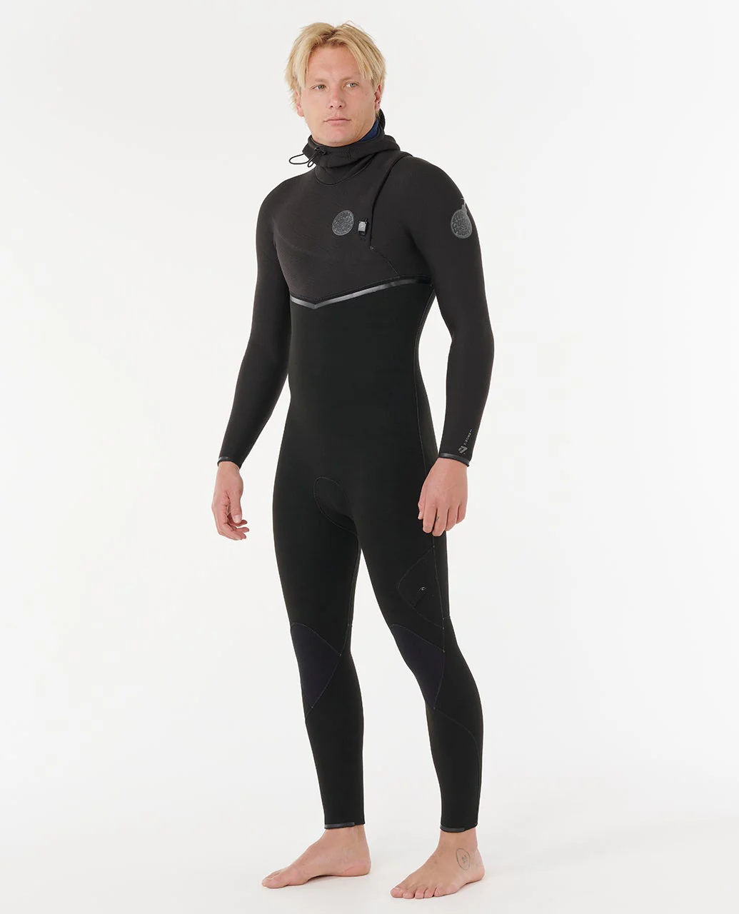 E-Bomb 4/3 Zip Free With Hood Fullsuit Wetsuit - Image 2