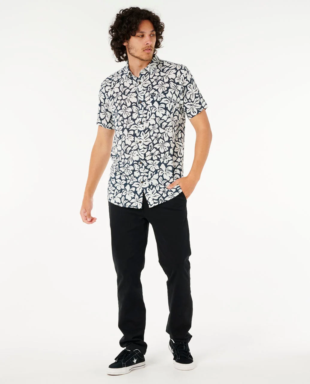 Fun Times Floral Short Sleeve Shirt - Image 4