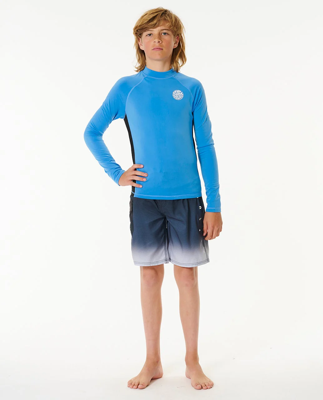 Icons UV Brushed Long Sleeve Rash Vest - Kids - Image 4