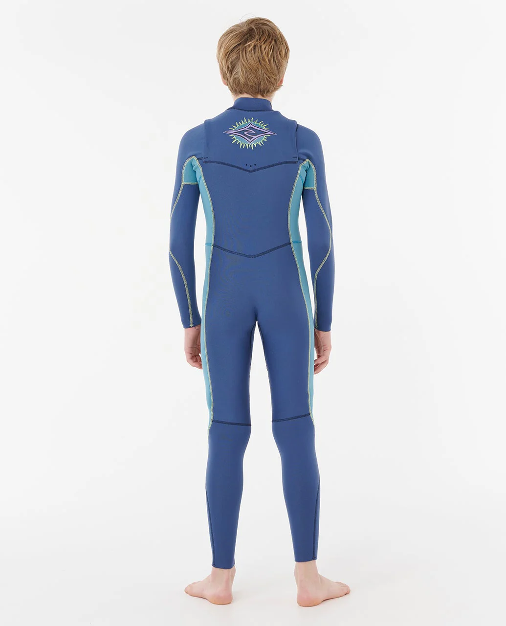 Kids Dawn Patrol 3/2 Chest Zip Steamer - Image 3