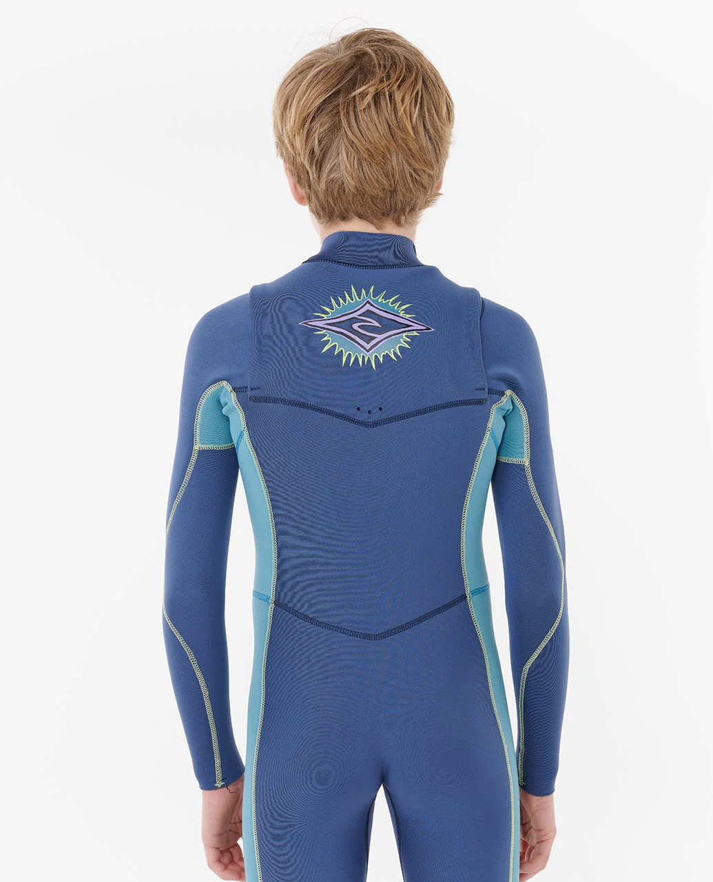 Kids Dawn Patrol 3/2 Chest Zip Steamer - Image 5