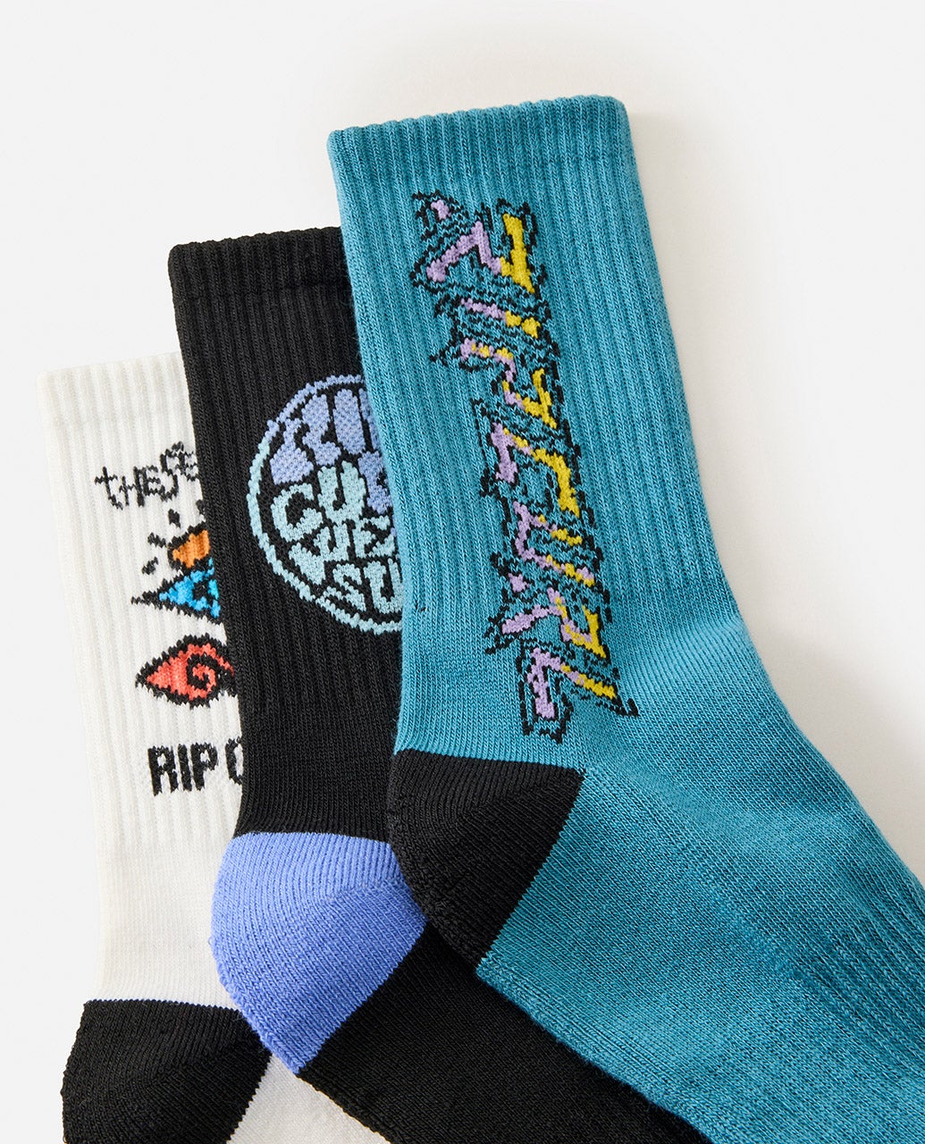Kids Logo Crew Sock 3-Pack - Image 2