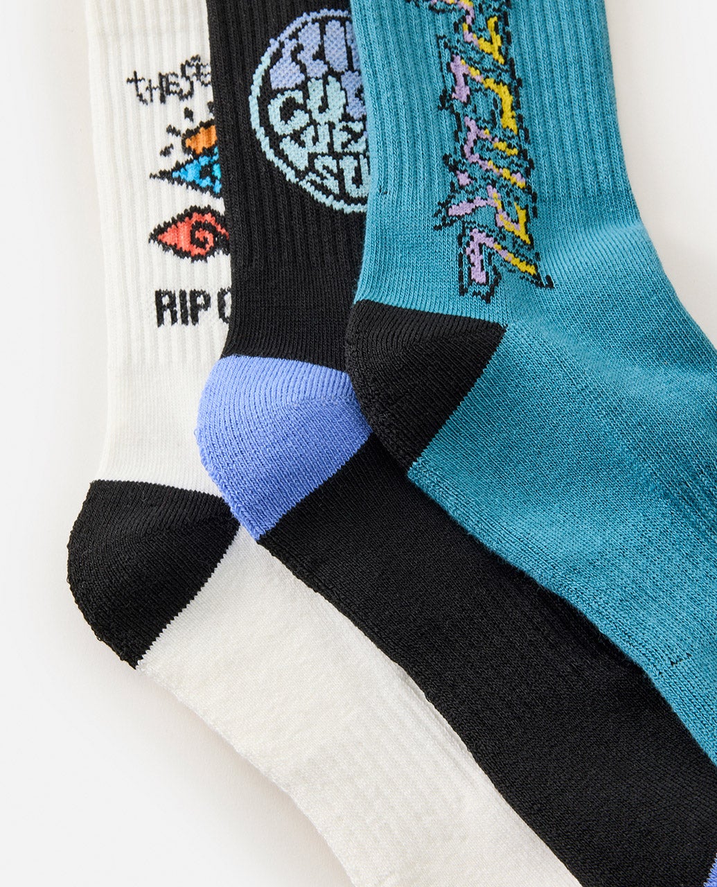 Kids Logo Crew Sock 3-Pack - Image 3