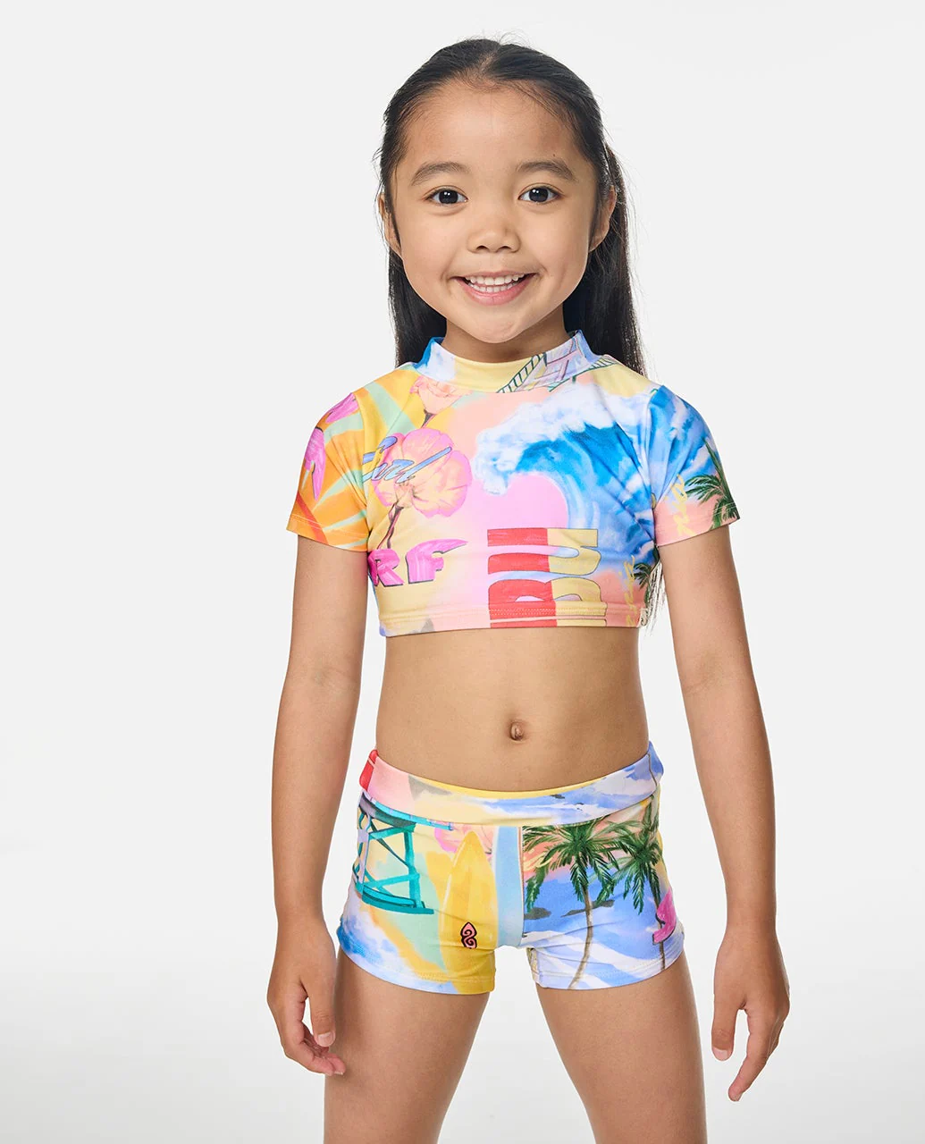 Malibu Ss Swim Set - Kids
