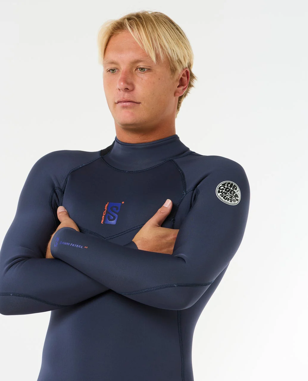 Mens Dawn Patrol 3/2 Back Zip Wetsuit - Image 6