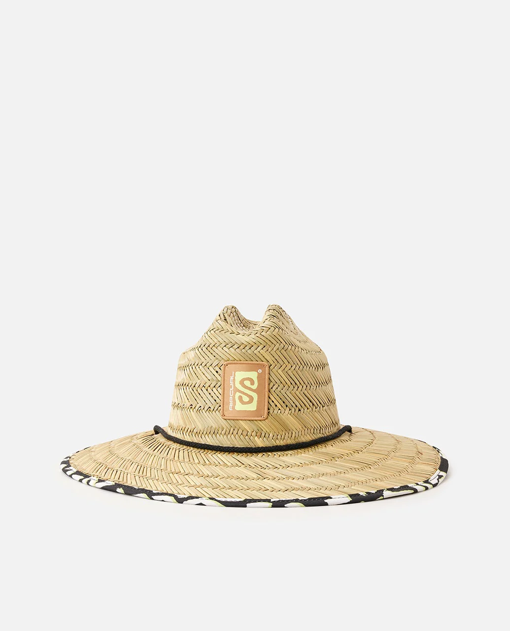 Mixed Straw Sun Hat - Image 2