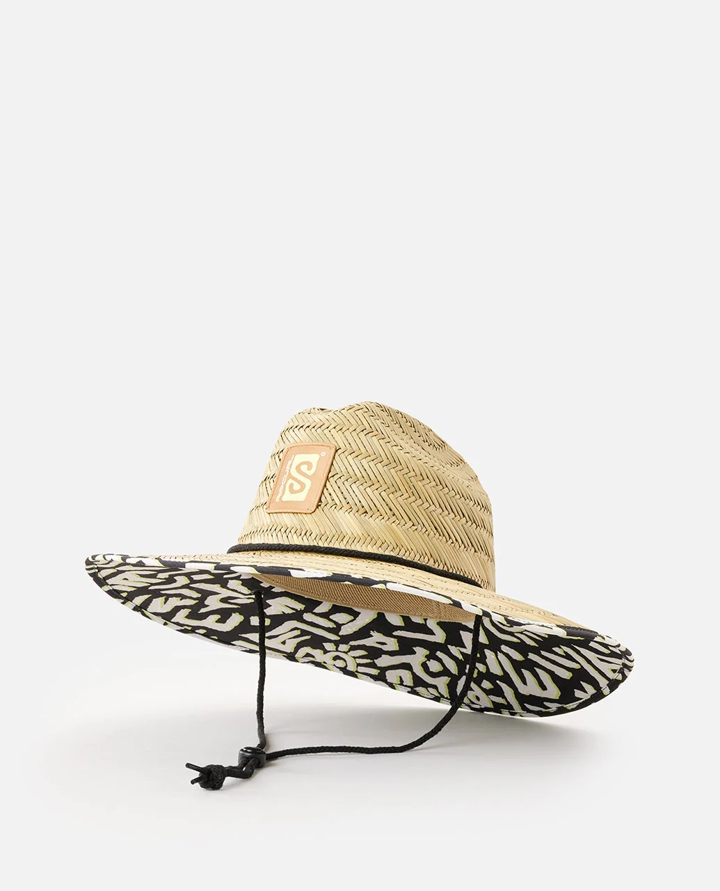 Mixed Straw Sun Hat - Image 4