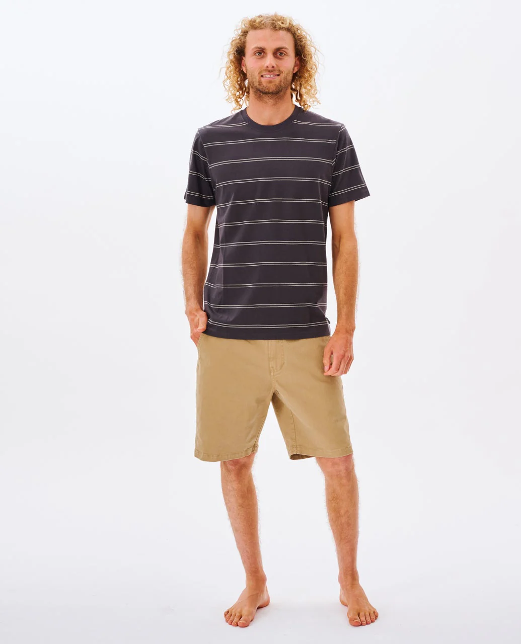 Plain Stripe Tee - Image 4