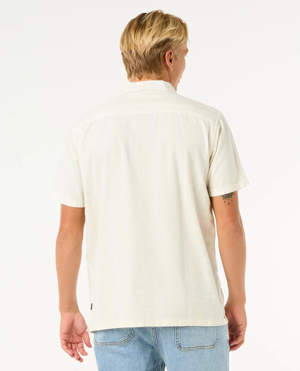 Raw Energy Stripe Short Sleeve Shirt - Image 3