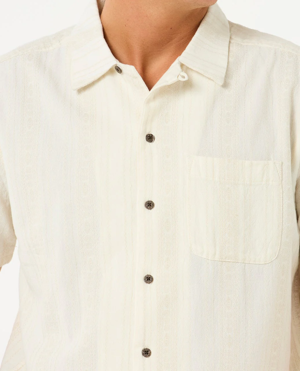 Raw Energy Stripe Short Sleeve Shirt - Image 5