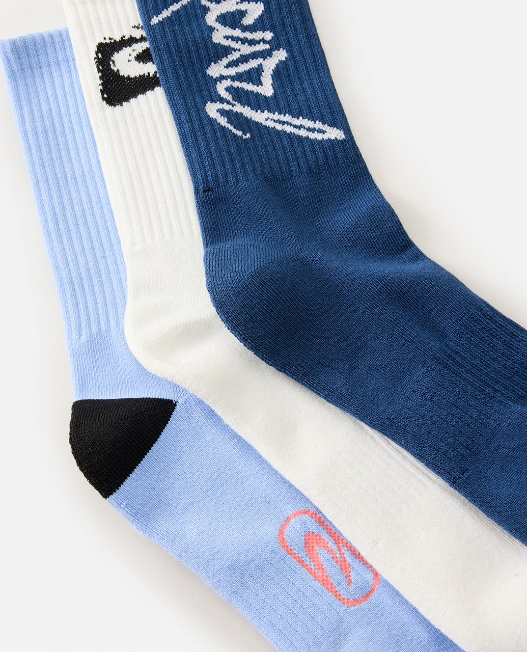 Retro Crew Sock - 3 Pack - Image 3