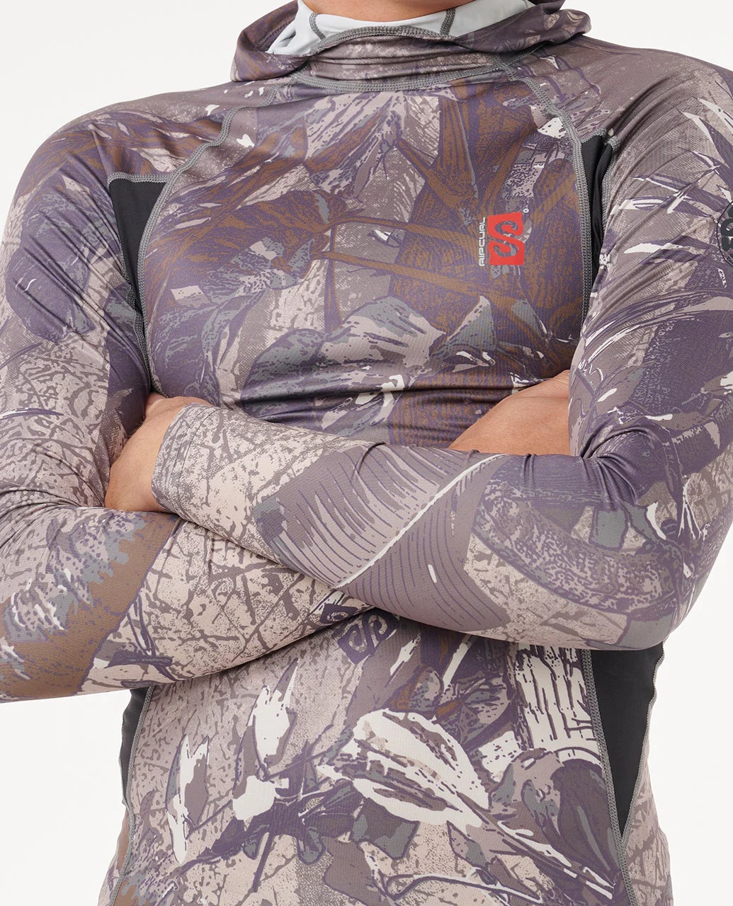 Search UPF50 Performance Hood Long Sleeve Rash Vest - Image 5