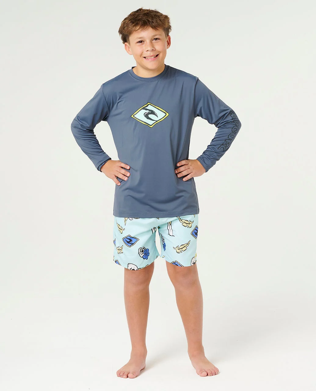 Sunset Sesh UPF Long Sleeve Rash Vest- Kids - Image 4