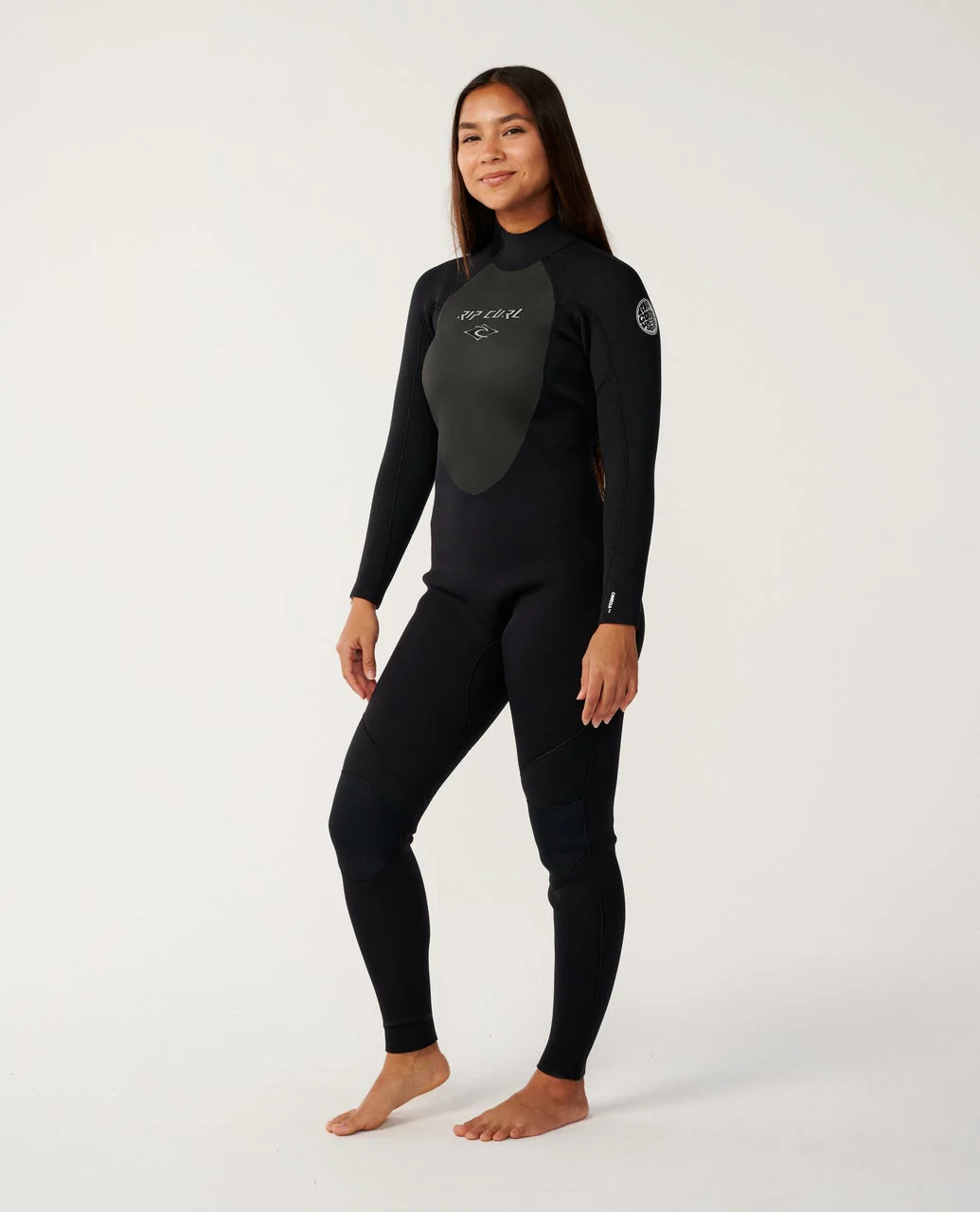 Womens Trad Back Zip 3/2 Wetsuit - Image 2