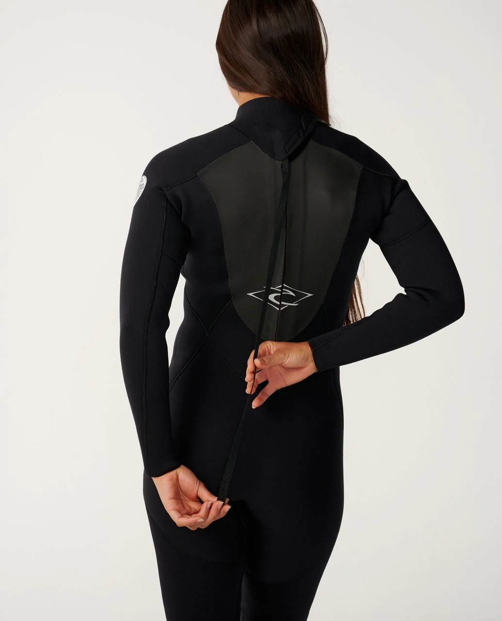 Womens Trad Back Zip 3/2 Wetsuit - Image 4